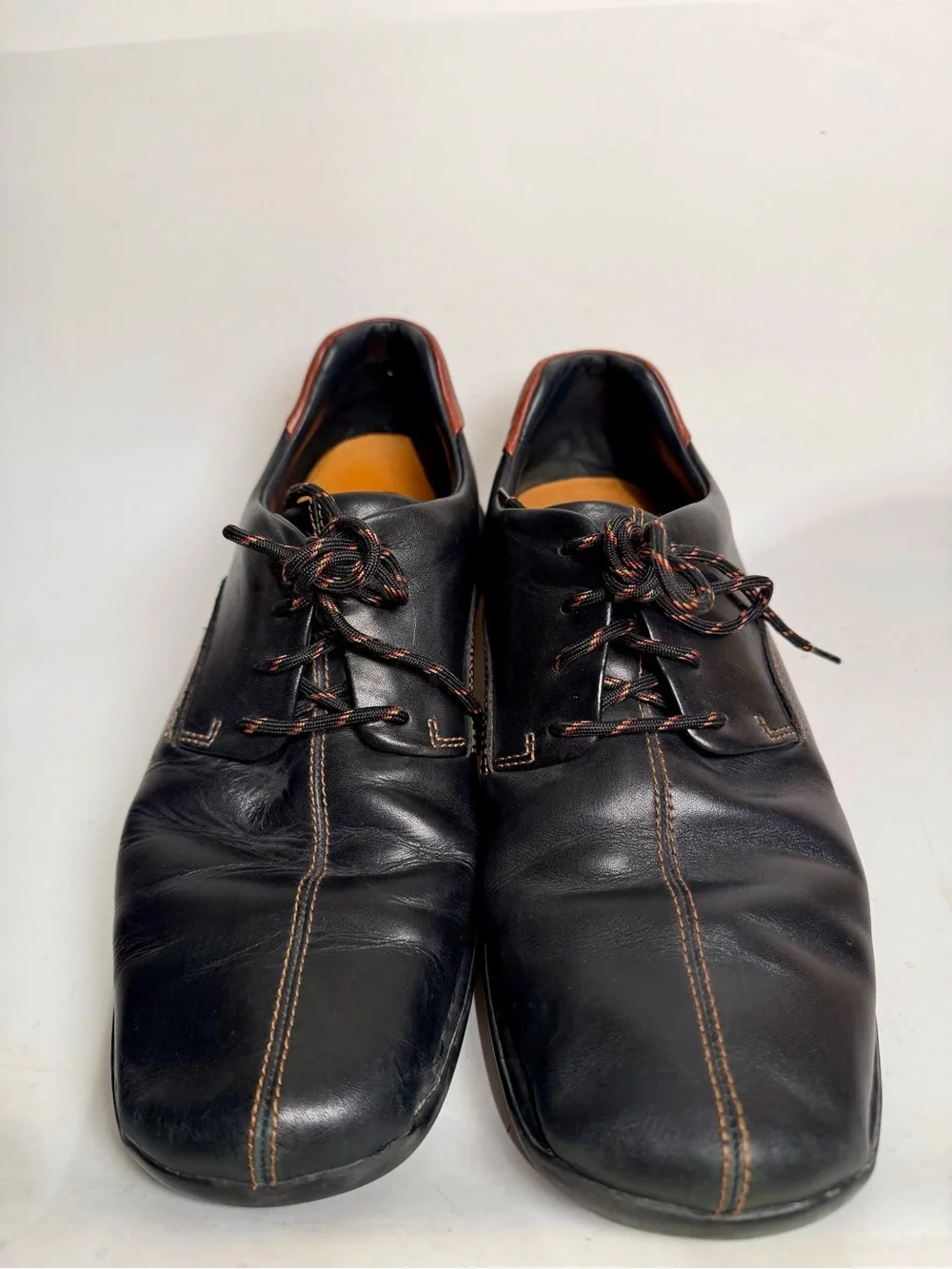 Cole Haan Zeno Leather Oxfords Comfort Shoes Mens 10 Black Casual Preppy